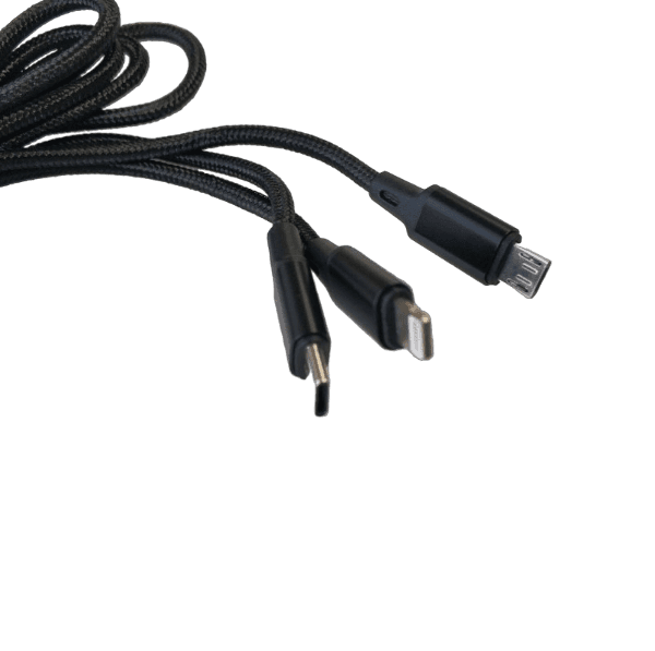 Olesson Car Charger with 3-in-1 Charging Cable